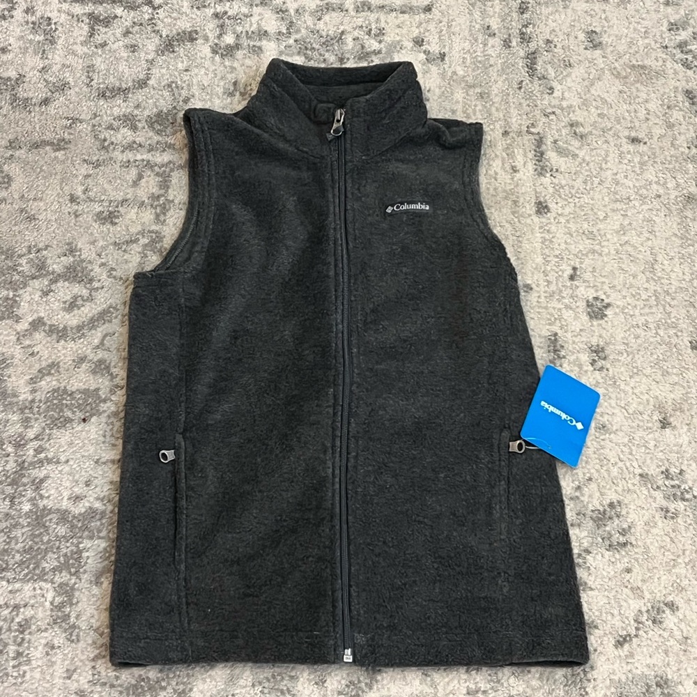 Columbia Charcoal Fleece Vest